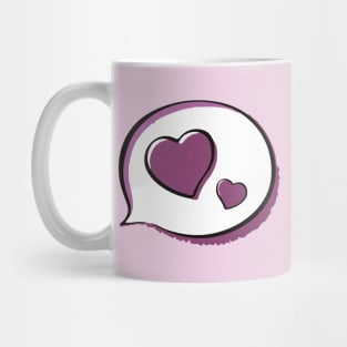 BTS butter heart purple Mug